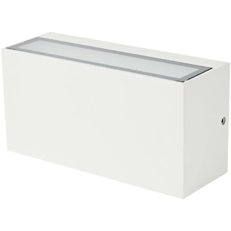 TRENT APPLIQUE 2 LED 9W 1100lm, 3000K BIANCA BI-EMISSIONE L.14 X H.5CM IP65 (1/5)
