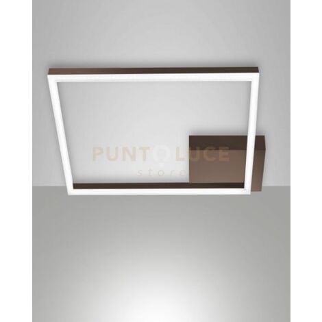 BARD PLAFONIERA CORTEN A LED 3000K - 39W - 3880 lm  DIMMERABILE 45CM