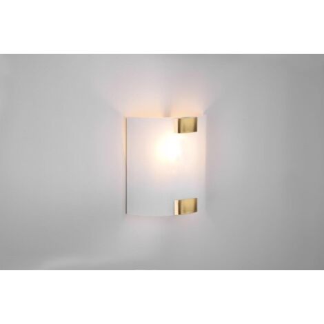 Applique Trio PURA bianco/ottone oro E27 20cm 212700104