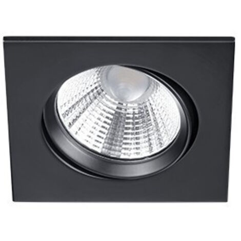 Faretto da Incasso Led Quadrato Orientabile Nero Dimmerabile Pamir GD Trio (1/4)