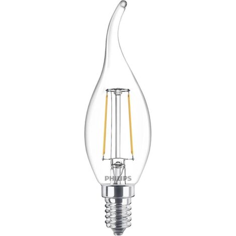LED PHILIPS CLASSIC COLPO DI VENTO VETRO FILAMENTO 2700K