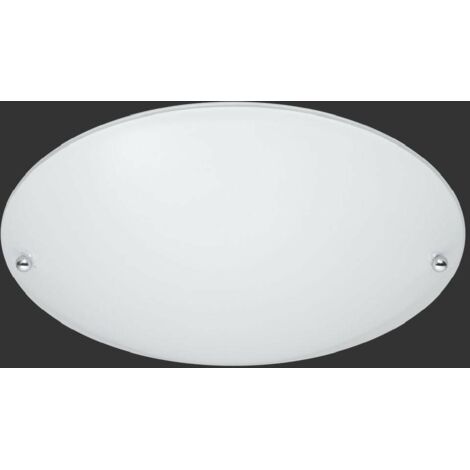 LANA PLAFONIERA VETRO SATINATO D.25CM 1 LUCE ATTACCO E27
