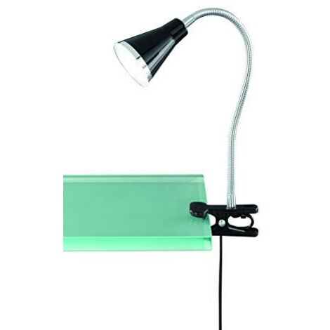 ARRAS LAMPADA CON PINZA LED C/FLEX NERA CM47CM LED 4W 400LM 3000K (1/4)