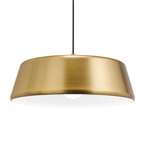 Lampada sospensione ottone gea luce blanca s e27 led lampadario classico monoemissione (1/5)