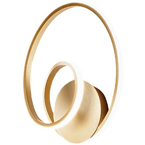 DIVA A - APPLIQUE LED ORO IN ALLUMINIO DIMMERABILE 3000K 1330LM 20W (1/5)