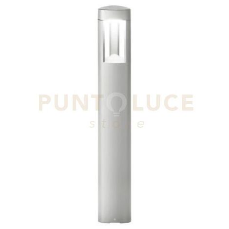 GES481- PALETTO GRIGIO METALLIZZATO 1 LUCE ATTACCO GX53 IP54 H.80CM