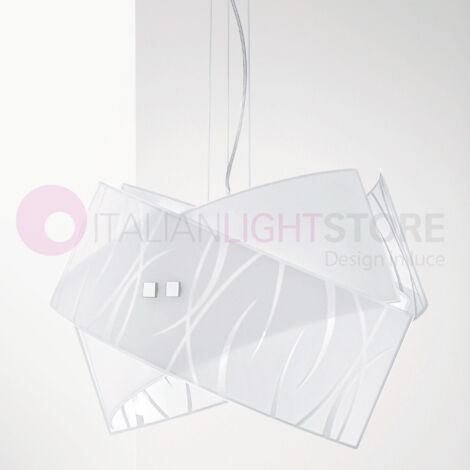 Lampade a sospensione Agnese bianco 2XE27 max 2X70W IP20 - Applique led da soffitto design moderno (1/4)