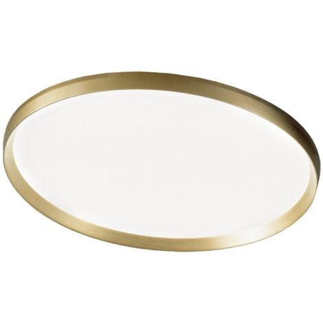 ACELIA P/S - PLAFONIERA LED ORO  3000-4000K 6700-6900lm 76W DIMMERABILE D.80CM