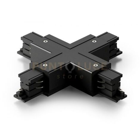 GBIC06- GIUNTO A "X" ELETTRICO-MECCANICO 220-240V PER SISTEMA BINARIO NERO