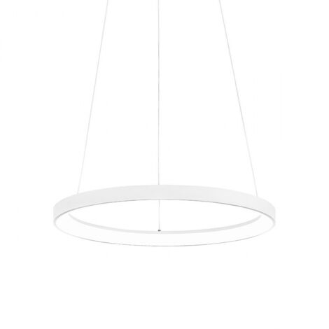Lampadario anello gea luce krizia sm b 50w led 2900lm 3000°k alluminio bianco moderno interno (1/5)