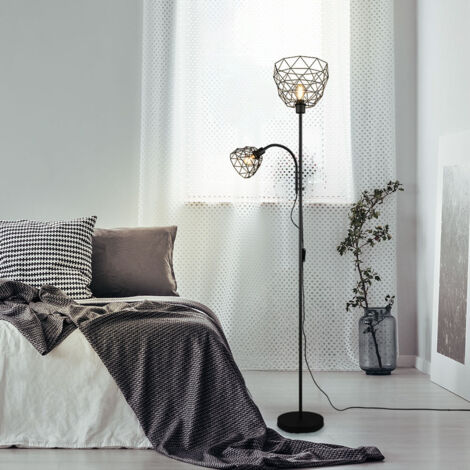 Lampada a LED a morsetto dimmerabile lampada da lettura flessibile lampada da tavolo nera 5W B.K.Licht