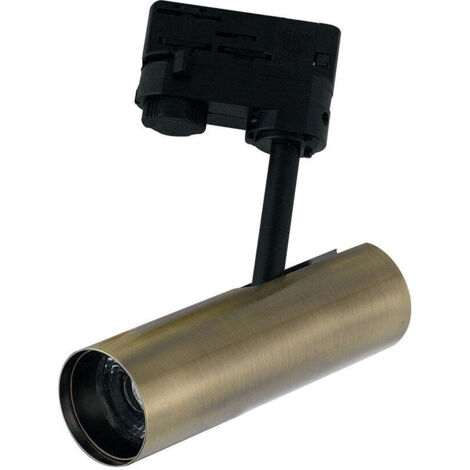 FARO BINARIO LED ROCKET BRONZO 7W 700LM 3000K 16,5X16,5X5CM (1/3)