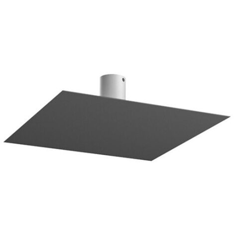 Plafoniera Moderna Floppy Metallo Grigio Antracite 4 Luci Gx53