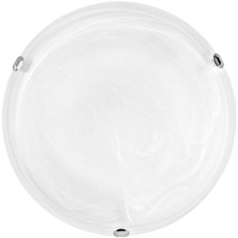 Plafoniera LED LUNA in vetro bianco 24W 4000K (luce naturale) 40 cm.. (1/2)