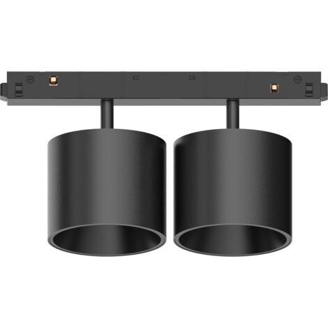 Sistema Lineare Ego Track Double Big 20w 3000k On-off Bk Ideal-lux