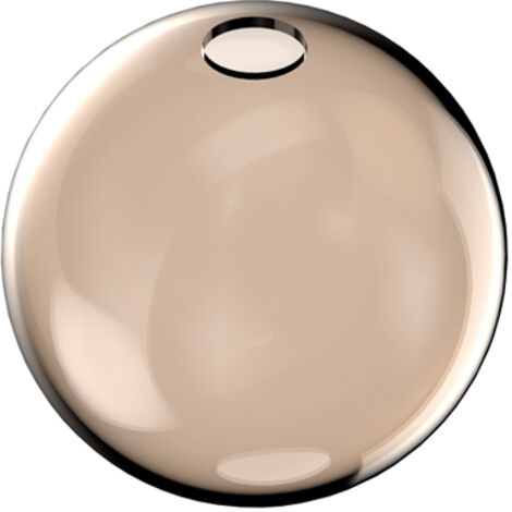 Rosone Contemporaneo Rubber Metallo Ambra Piccolo