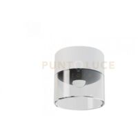 S214 Faretto bianco a led 10W 3000K 720LM d.8cm in alluminio e acrilico