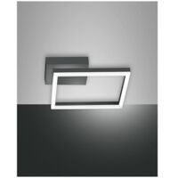 Plafoniera BARD a led moderna 22W Antracite 3394-23-282 Fabas Luce