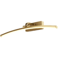 Lampada da quadro Santorini - Ottone satinato e metallo lucido
