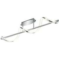 Plafoniera LED, metallo, cromo, 103x27x18 cm, Sydney