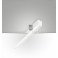 TURNER INCASSO A RASO BIANCO 29W 4000K 3570LM PRISMATIC IP40 100CM DIMMERABILE DALI