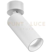 GFA1462H- SPOT FARETTO ORIENTABILE 1 LUCE ATTACCO LED 2700K 1022LM 12W BIANCO SATINATO D.5,5CM