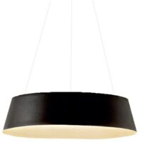 JULIETTE S -LAMPADARIO A SOSPENSIONE NERO E ORO 3000K 2200LM 50W DIMMERABILE