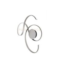 PLAFONIERA TWIST A LED GRANDE SILVER 3000k 2850lm 57w 80x73CM