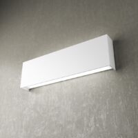 Applique Moderna Rettangolare Wally Metallo Bianco 1 Luce 2G11 40Cm