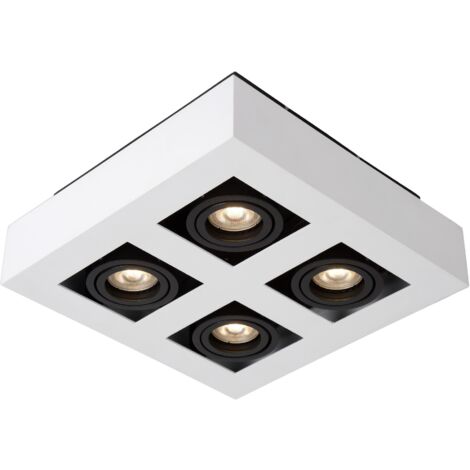 Lucide XIRAX - Deckenstrahler - LED Dim to warm - GU10 - 4x5W 2200K/3000K - Weiß
