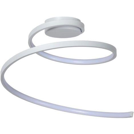LUCIDE MAXENCE Deckenleuchte – LED Dimmbar, Ø 46 Cm, 24W, 3000K Warmweiß, Modern In Weiß