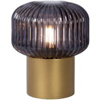 Lucide JANY - Tischlampe - Ø 16 cm - 1xE14 - Mattes Gold / Messing