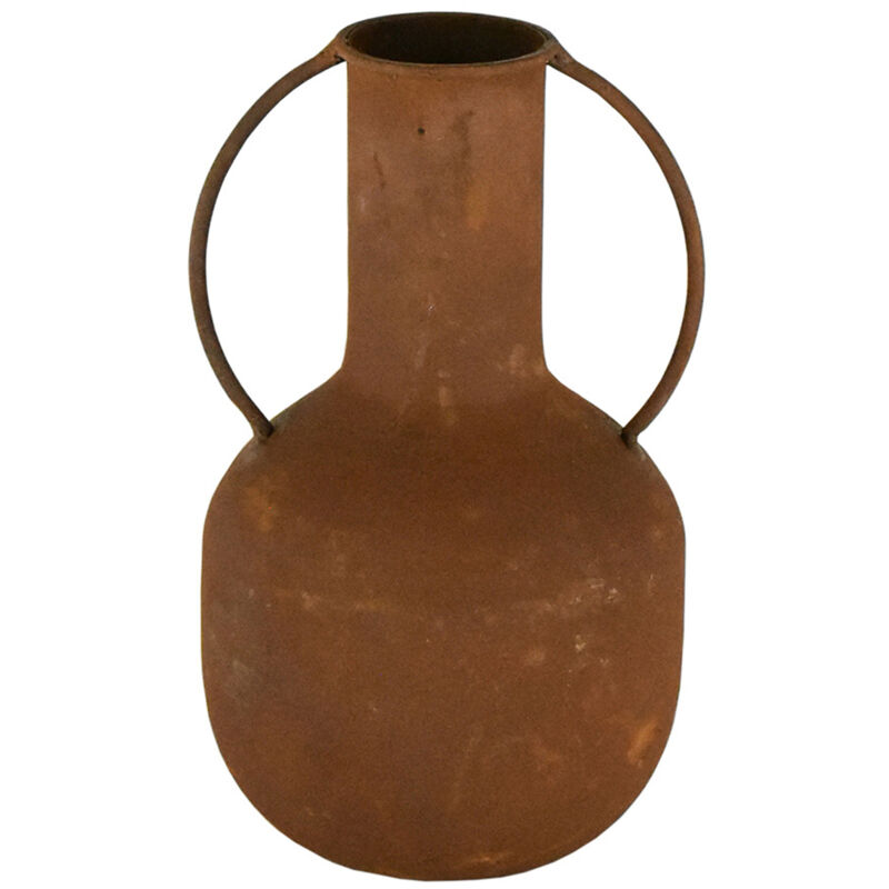 Vintage Blumentopf Aus Metall Im Bronze-Look – Rustikale Übertopf-Vase Für Drinnen & Draußen, Perfekt Für Landhausstil