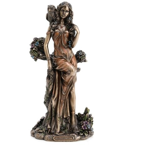 Signes Grimalt Person -Abbildungen Blodewedd Figur Königin Celta Bronze Golden 21x9x10cm 27352 (1/2)
