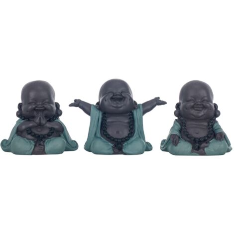Signes Grimalt Buddha -Figurenfiguren Buddha Abbildung 3 Einheiten Buddha Brown 7x9x8cm 25311 (1/4)