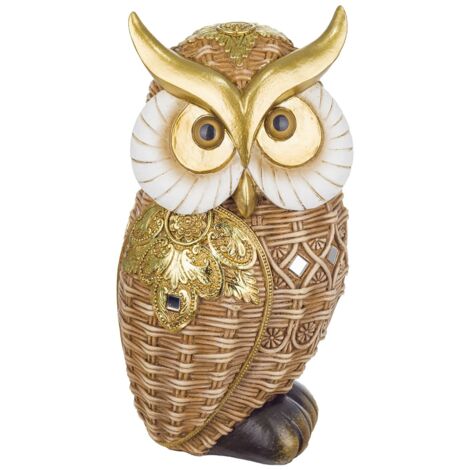 Signes Grimalt Eulenfigur Figuren Buhos Buos GOLDO Abbildung 23x11x12CM 27498 (1/2)