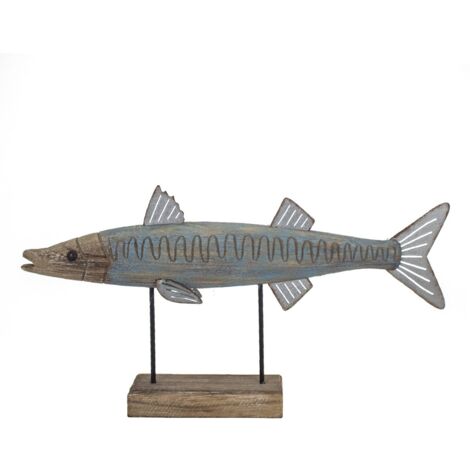 Signes Grimalt Marinefigur Figuren Grey Saw Fish orn 5x33x18cm 25518 (1/3)