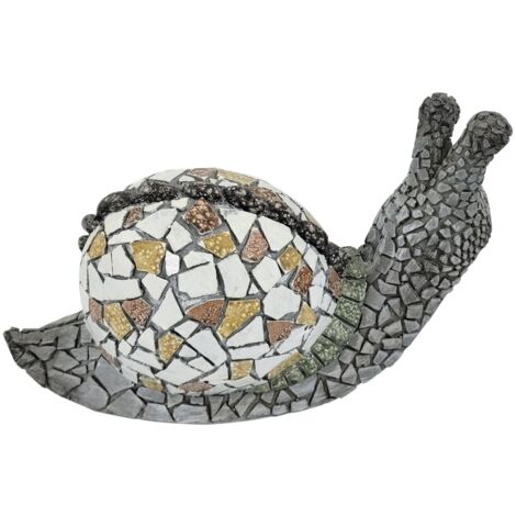Dekorative Outdoor-Schneckenfigur für Garten und Terrasse