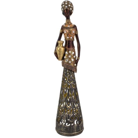 Gartenfigur Aus Kunstharz Mit Fröschen – Handbemalt, Ca. 34,7 Cm Hoch, Wetterfest