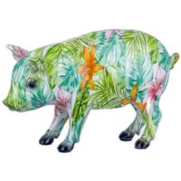 Signes Grimalt Tierfigur Figuren Grüne Animal Schweinefleisch 8x24x15cm 25442