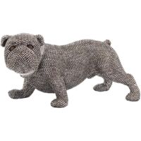 Signes Grimalt Hundefigur Figuren Bulldog Dog Silbertiere 20x39x20cm 27409