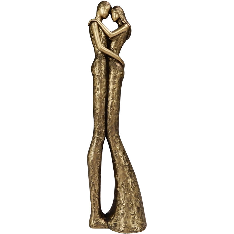 Signes Grimalt Figure de figure de personne  Figure Couple Bronze Gold 7x8x32cm 30035