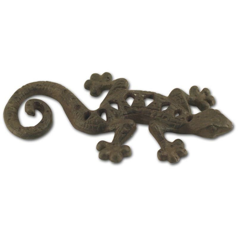 Signes Grimalt Figures de figure animale  Lagarto Animal Gray 9x17x2cm 46286