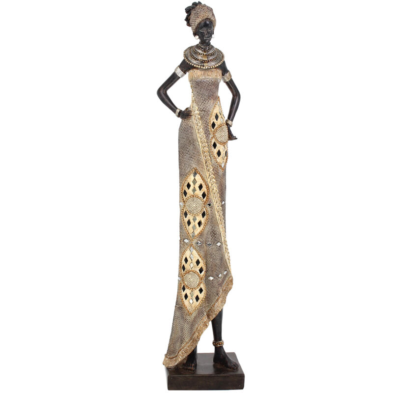 Signes Grimalt Africana Africains et Éléphants Beige 53x12x9cm