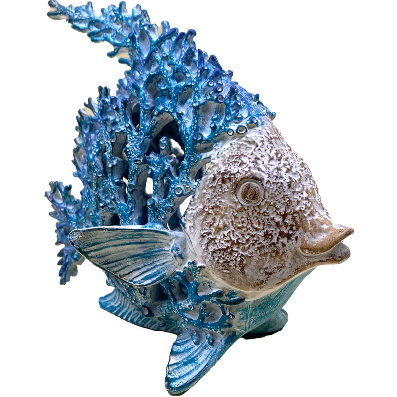 Signes Grimalt Poisson Marin Bleu - Figurine Poisson 18x20x11cm