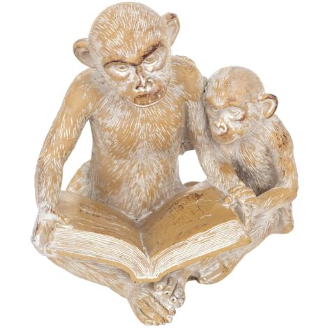 Signes Grimalt Figures de figures mono  Figure de singe blanche 14x16x18cm 24545
