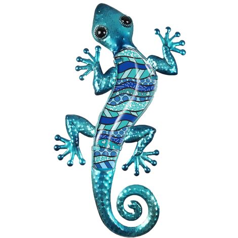 Signes Grimalt Mur Adorno Garden Mur mur bleu jardin lagarto 19x39x1cm 30199