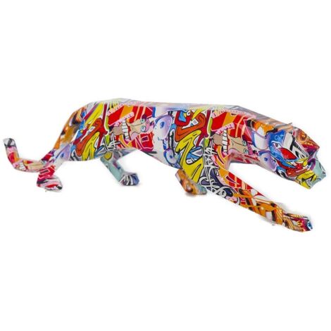 Signes Grimalt Figures de figure animale  Figure Leopard Animal multicolor 9x48x14cm 26209