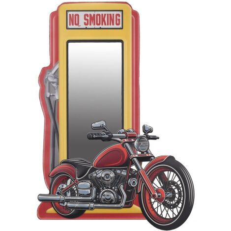 Signes Grimalt Mur de plaque en métal Adorno Moto mural métal métal jaune métal 74x2x51cm 27698 (1/3)