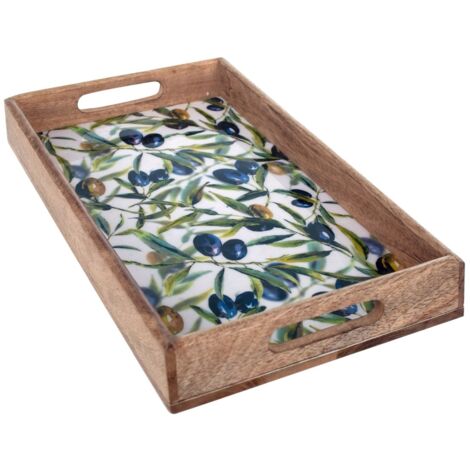 Signes Grimalt Plateau de cuisine  Boîtes vertes 5x23x38cm et plateau de plateau 25182